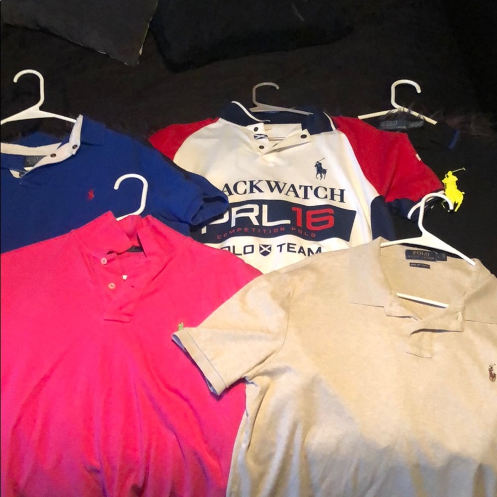 5 Lauren Ralph polos M-L
